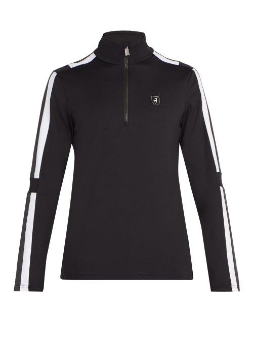Matchesfashion.com Toni Sailer - Simon Half Zip Performance Top - Mens - Black Multi