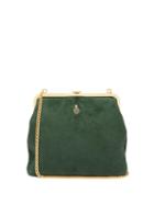 Matchesfashion.com Mark Cross - Susanna Suede Shoulder Bag - Womens - Green