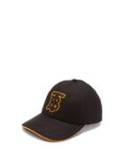 Matchesfashion.com Burberry - Tb-logo Cotton Baseball Cap - Mens - Black