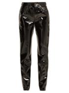 Saint Laurent High-rise Pvc Trousers