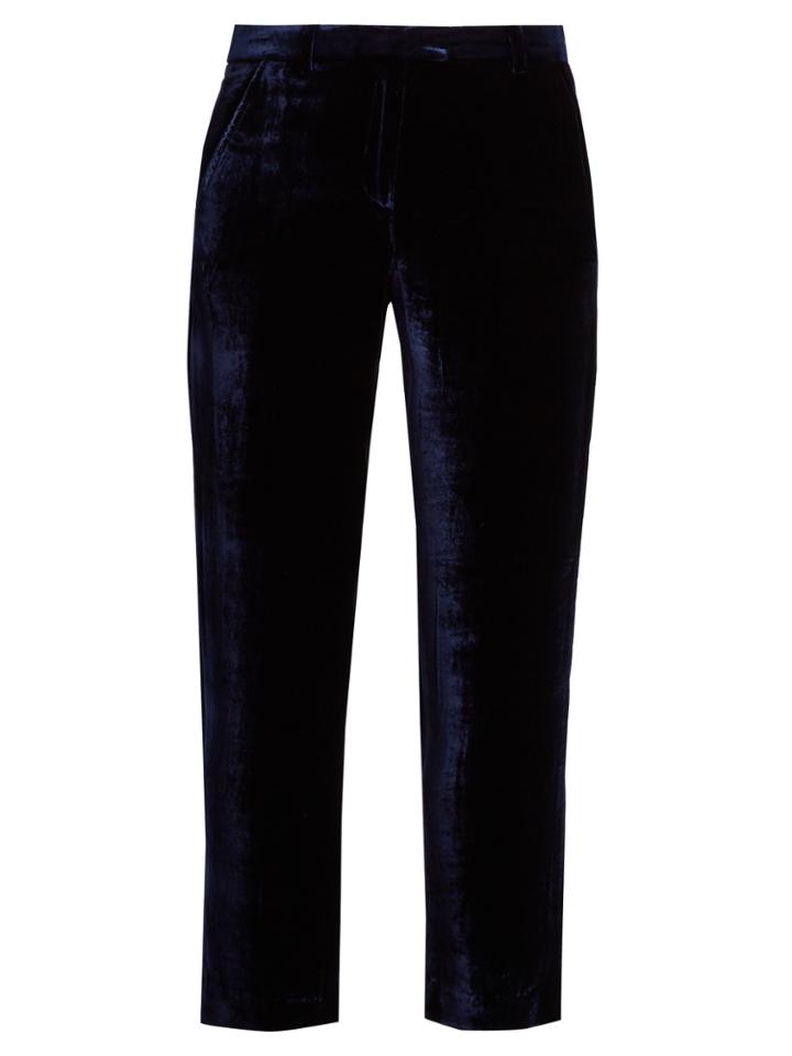 Masscob Milna Straight-leg Velvet Trousers