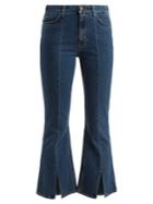 M.i.h Jeans Marty High-rise Kick-flare Cropped Jeans