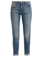 Matchesfashion.com Frame - Le Garcon Mid Rise Jeans - Womens - Denim