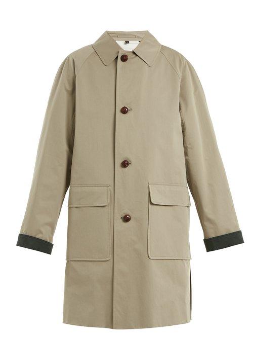 Matchesfashion.com Burberry - Unisex Padded Cotton Trench Coat - Womens - Khaki