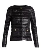 Herno Collarless Quilted Down Jacket