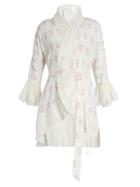Athena Procopiou Summer Morning Short Silk Kimono