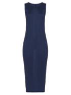 Pleats Please Issey Miyake Sleeveless Pleated Midi Dress