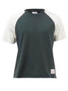Erl - Raglan Cotton-jersey T-shirt - Mens - Green