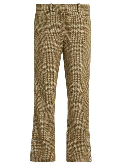 Simone Rocha Sparkle Hound's-tooth Trousers