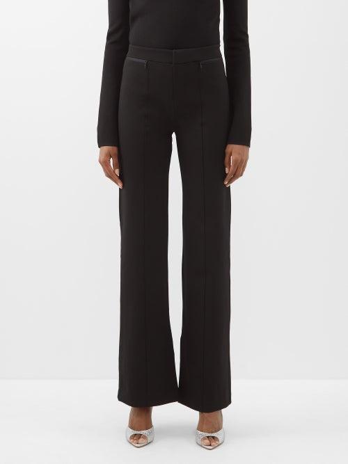 Gauge81 - Boise High-waist Stretch-jersey Trousers - Womens - Black