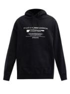 Matchesfashion.com Givenchy - Logo-print Cotton-jersey Hooded Sweatshirt - Mens - Black