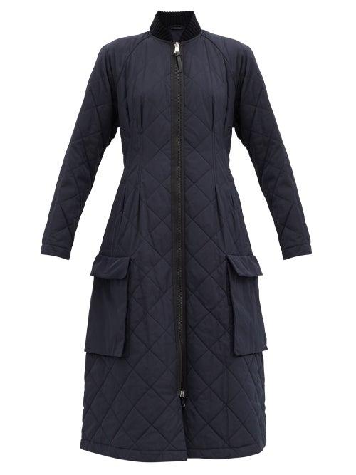 Matchesfashion.com Weekend Max Mara - Afoso Coat - Womens - Navy
