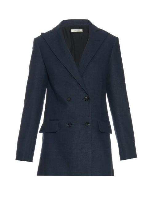 Nina Ricci Double-breasted Silk Jacket