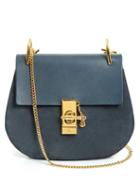 Chloé Drew Small Suede And Leather Cross-body Bag