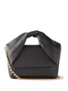 Jw Anderson - Twister Mini Leather Shoulder Bag - Womens - Black