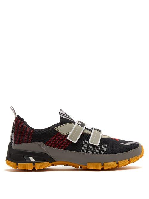 Matchesfashion.com Prada - Low Top Knit Trainers - Mens - Black Multi