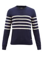 A.p.c. - Maceo Striped Sweater - Mens - Blue White