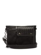 Matchesfashion.com Bottega Veneta - Technical Canvas And Leather Cross Body Bag - Mens - Black