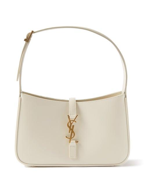 Saint Laurent - Le 5  7 Leather Shoulder Bag - Womens - White