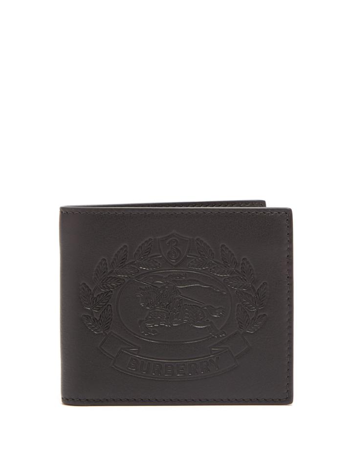 Burberry Logo-embossed Leather Wallet
