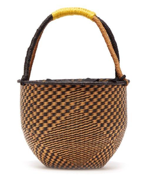 Matchesfashion.com Sensi Studio - Woven Basket Bag - Womens - Black Multi