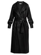 Wanda Nylon Oversized Coated Trench Coat