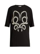 Saint Laurent Serpent-print Cotton T-shirt