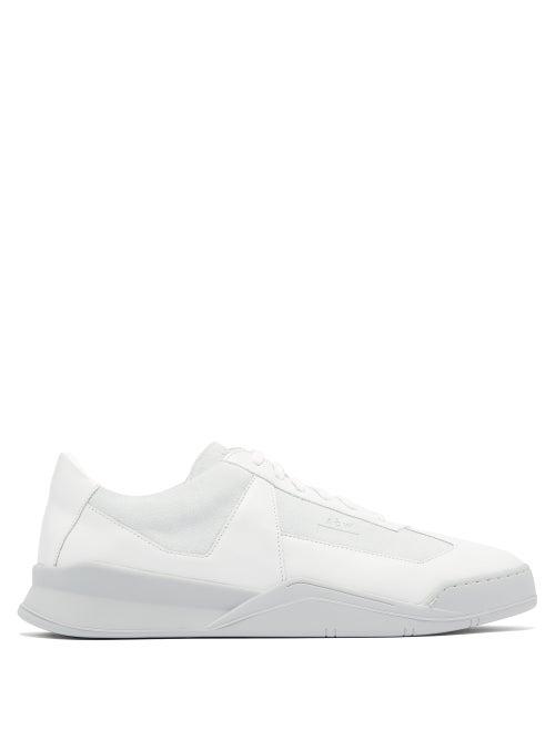 Matchesfashion.com A-cold-wall* - Panelled Leather Trainers - Mens - White