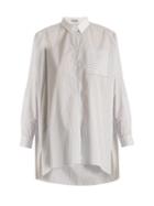 Brunello Cucinelli Oversized Pinstriped-cotton Shirt