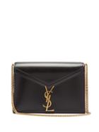 Matchesfashion.com Saint Laurent - Cassandra Monogram Leather Cross Body Bag - Womens - Black