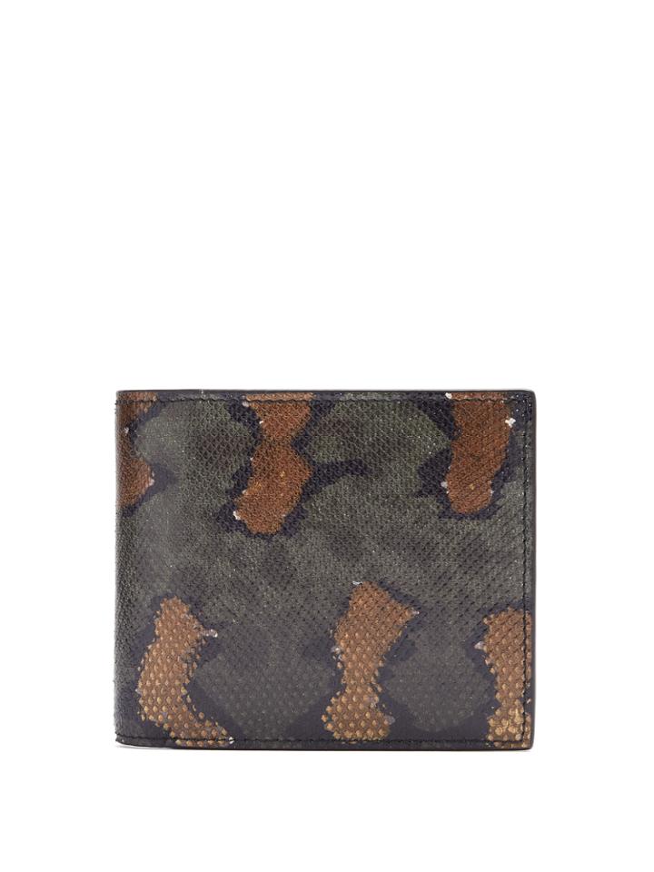 Bottega Veneta Bi-fold Watersnake Wallet