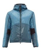 Matchesfashion.com C.p. Company - Outline Goggle Down Jacket - Mens - Blue