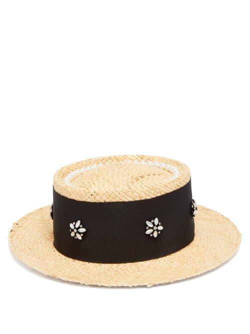 Matchesfashion.com Benot Missolin - Luce Straw Hat - Womens - Beige