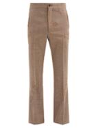 Matchesfashion.com Marni - Distressed Tailored Wool-twill Trousers - Mens - Grey