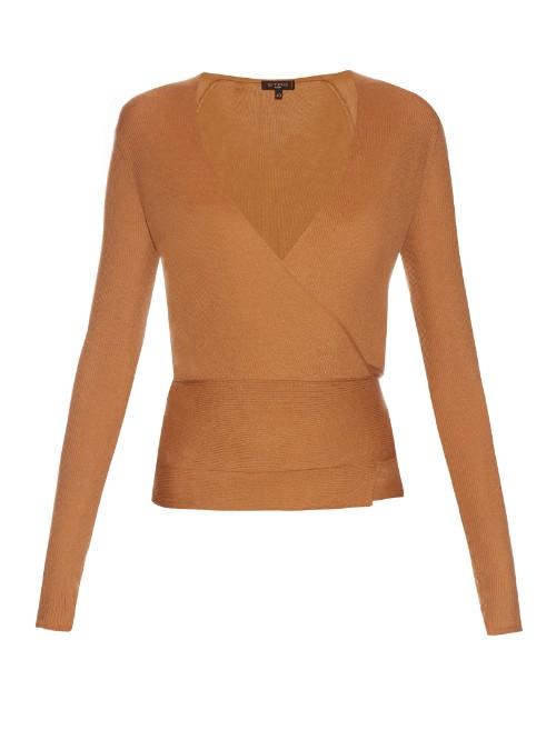 Etro Ribbed-knit Cashmere Wrap Cardigan
