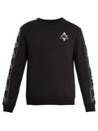 Marcelo Burlon Kappa Tapes Logo-jacquard Cotton-blend Sweatshirt
