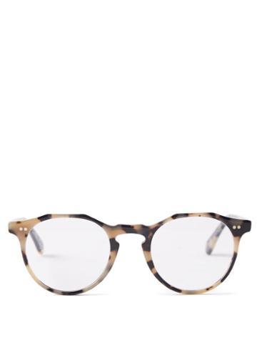 Monc - Kallio Round Tortoiseshell Bio-acetate Glasses - Mens - Tortoiseshell