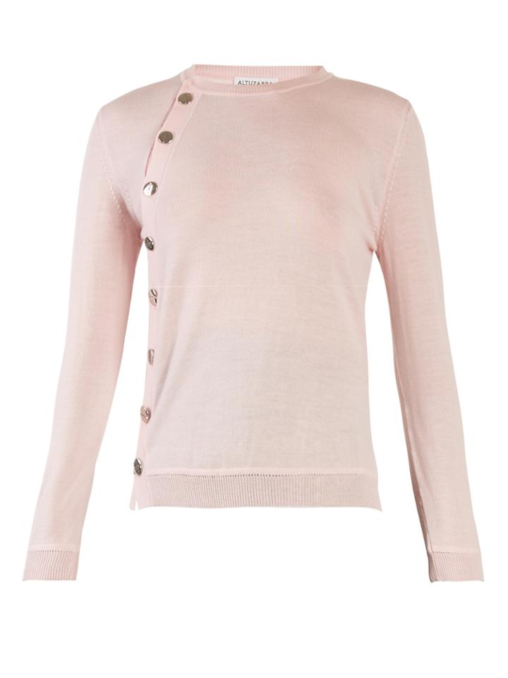Altuzarra Minamoto Button-through Wool Sweater