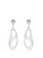 Matchesfashion.com Prada - Twisted Chain Earrings - Womens - Silver