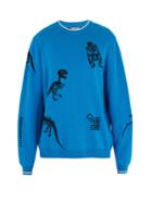 Lanvin Dinosaur-intarsia Wool-blend Sweater