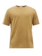 Matchesfashion.com Sunspel - Classic Crew Neck Cotton T Shirt - Mens - Khaki