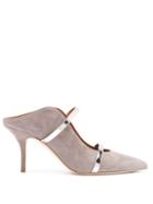 Matchesfashion.com Malone Souliers - Maureen Suede Mules - Womens - Grey