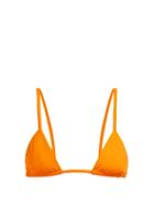 Matchesfashion.com Talia Collins - The Triangle Bikini Top - Womens - Orange