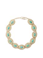 Matchesfashion.com Aurlie Bidermann - Liz Turquoise & 18kt Gold-plated Necklace - Womens - Blue Gold