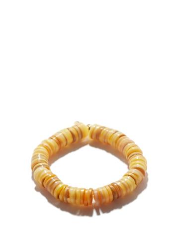 Ladies Jewellery Elise Tsikis - Valita Shell & 24kt Gold-plated Bracelet - Womens - Yellow Multi
