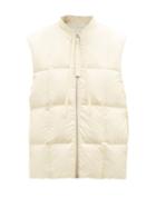Jil Sander - Quilted Ripstop Gilet - Womens - Cream