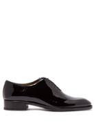 Matchesfashion.com Christian Louboutin - Corteo Patent Leather Derby Shoes - Mens - Black