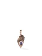 Dezso - Garnet & 18kt Rose Gold Charm - Womens - Blue