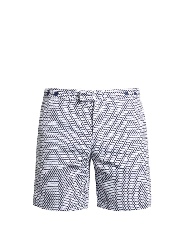 Frescobol Carioca Tailored Alpoador-print Swim Shorts