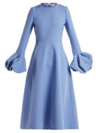 Matchesfashion.com Roksanda - Aylin A Line Dress - Womens - Blue